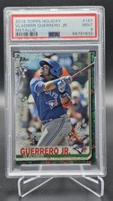 Topps 2019 Holiday Vladimir Guerrero Jr. Metallic Snowflake RC Card #HW167 PSA picture