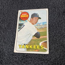 VINTAGE 1969 Topps - High # B.Murcer #657 NEW YORK YANKEES FAIR CONDITION picture