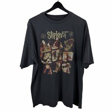 Vintage 2003 Slipknot Faded Grunge Rock Band Music Graphic Shirt Size XL picture