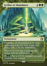 MTG Wilds of Eldraine: Enchanting Tales WOT Leyline of Abundance MINT picture