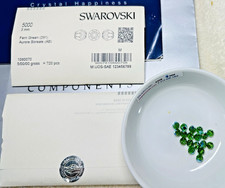 Swarovski 5000 3mm Fern Green AB 720pcs Round Beads Seal Pack Austria picture