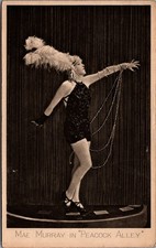 Mae Murray in Peacock Alley 1922 Silent Film Star RPPC Postcard picture