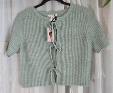 NWT Sincerely Jules Peekaboo Short-sleeved Sweater Size Medium picture