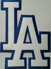 HUGE LOS ANGELES DODGERS IRON-ON PATCH - 5.5