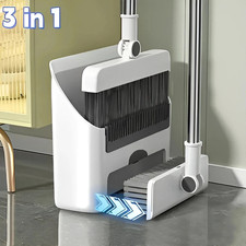 3in 1 Broom and Dustpan Set Floor Brush Long-handled Broom And Dustpan For Home picture
