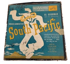 South Pacific Al Goodman & Orchestra 4-record boxed set 45 rpm BLUE VINYL RCA picture