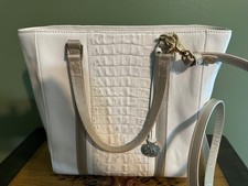 Brahmin Harrison Carryall Macaroon Lady Vineyard Tote / Crossbody Handbag picture