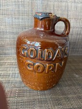 1951 Frankoma Jug 810 Golda's Corn Meal w Original Sealed Cork picture