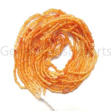 1.90-2.25 MM, Natural Shaded Carnelian Beads, Smooth-Plain Rondelle Cut Stone. picture