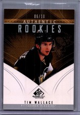 2009-10 SP Game Used #109 Tim Wallace Silver Spectrum RC #/10 picture