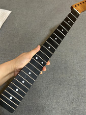 AAAA ebony 22fret Roasted Flame Maple Electric guitar neck part picture