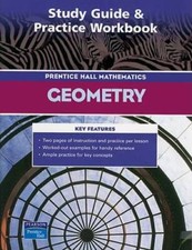 PRENTICE HALL MATH GEOMETRY STUDY GUIDE AND PRACTICE WORKBOOK 2004C - GOOD picture