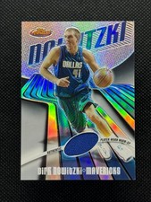 2003-04 Topps Finest Dirk Nowitzki Refractor Player Worn Relic #120 140/250 picture