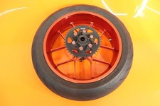 2011-2015 KAWASAKI NINJA ZX10R CZ USA STRAIGHT REAR FORGED WHEEL BACK RIM W TIRE picture