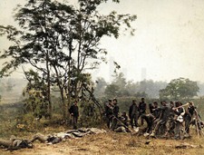1862 Burying the Dead on the Battlefield of Antietam  11 x 14