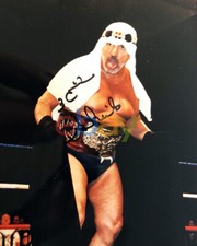 The Original Sheik 'died 2003' Signed 8x10 Wrestling Photo WWE HOF RARE reprint picture