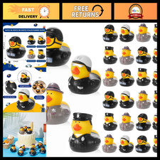 24 Pcs Police Rubber Ducks - 2 Inch Party Favors, Fun Bath Toys for Kids picture