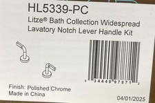 Brizo Litze HL5339-PC Notch Lever Handles,Chrome *READ* picture