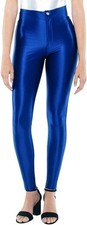 American Apparel Women's The-Disco Pant, High Rise, Slim Fit, Shiny Nylon picture