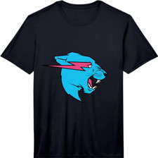 Mr Beast Panther Head Performance T-Shirt picture
