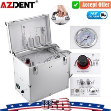 Mobile Portable Dental Delivery Unit System With Air Compressor Suction 4Hole picture