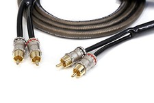 KnuKonceptz Krystal OFC Twisted Pair Triple Shielded 2 Channel RCA Cable 1.5ft  picture