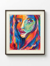 original hand drawn artwork one of a kind sketch signed piece  picture