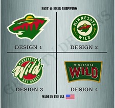 Minnesota Wild Hockey NHL Sticker Vinyl Decal Truck Car Bumper Water Resistant picture