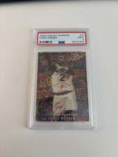 1995 FLAIR HOT NUMBERS #15 CHRIS WEBBER BULLETS HOF PSA 9 picture