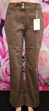 NWT Flamingals Women's Brown Pants Size Medium #76003 30 Inseam picture