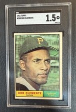 1961 Topps - Roberto Clemente #388 SGC 1.5 picture