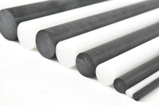 BuyPlastic White Delrin / Acetal Copolymer Rod 3 3/4