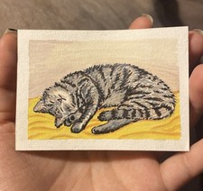 Sleepy Baby ACEO 3.5x2.5in Hand Painted With Love ❤️ - artfromluzayde picture