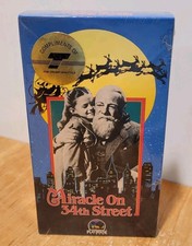 COMPLIMENTS  THE TRUMP SHUTTLE  New Sealed VHS  MIRACLE ON 34th STREET  1987 picture