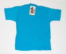 True VTG Single Stitch Fruit of the Loom 90s Made In USA T-Shirt Size L Blank picture
