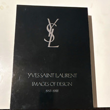 Yves Saint Laurent Images of Design 1958-1988 Hardcover Fashion Photography YSL picture