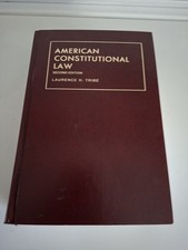 AMERICAN CONSTITUTIONAL LAW - LAURENCE H TRIBE 2nd Edition 1988 picture