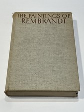 The Paintings of Rembrandt A. Bredius 1935 1st Ed Phaidon Vienna Austria Book picture
