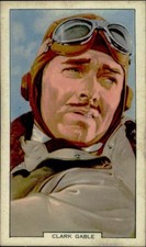 1930s Gallaher Film Stars CLARK GABLE Tobacco Cigarette Movie Card picture