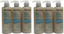 6 Aveeno Calm + Restore Nourishing Oat Face Cleanser Sensitive Skin Frag Free picture