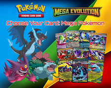 Pokemon TCG - Choose Your Mega Pokemon Card | Mega Evolutions Ultra, Full Art NM picture