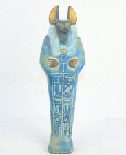 Rare Ancient Pharaonic Antique Anubis Statue Egyptology BC picture