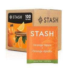 Stash Tea Orange Spice Black Tea, Box of 100 Tea Bags in Foil (Packaging May Va picture
