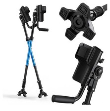 Forearm Crutches for Adults, 3-Angle Adjustable Arm Crutches for Walking, Ergono picture