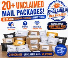 Unclaimed Mail Mystery Box - 20 Undelivered Package - No Return Mail picture