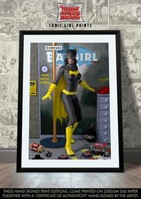 BATGIRL Barbara Gordon Leslie Grace DC Comic Signed A3 Print Teenage Bedroom picture