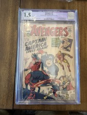 1964 Marvel Comics Avengers 4 CGC 1.5 Slight/Mod 1st Silver Age Captain America picture
