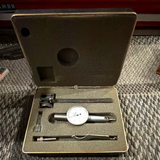 Vintage Mitutoyo 513-102 Dial Test Indicator Set w/ Original Case Incomplete picture