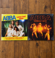 ABBA Watch That Scene Wembley & Bremen 1979 2 Vinyl Lot Clear Limited 1000 New picture