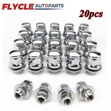 20PC TOYOTA OEM OE STOCK FACTORY WHEELS RIMS MAG LUG NUTS 12X1.5 21mm HEX CHROME picture